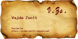 Vajda Zsolt névjegykártya