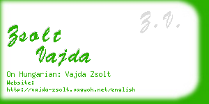 zsolt vajda business card